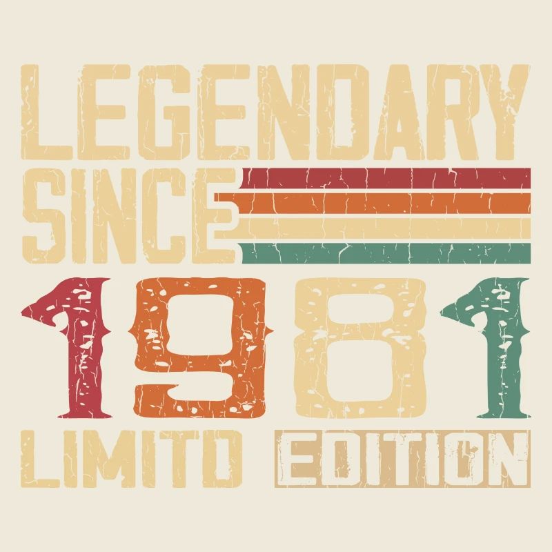 Original 1981 Vintage Geburtstagsgeschenk 1981