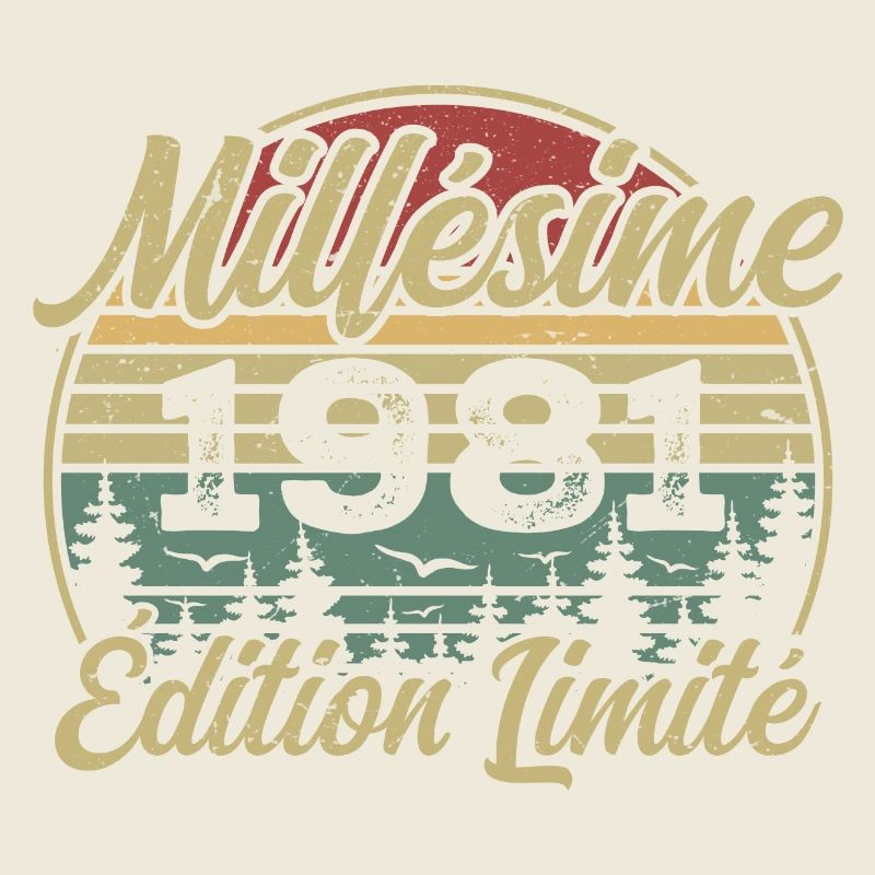 Millésime 1981 - Cadeau Pour le 43e Anniversaire
