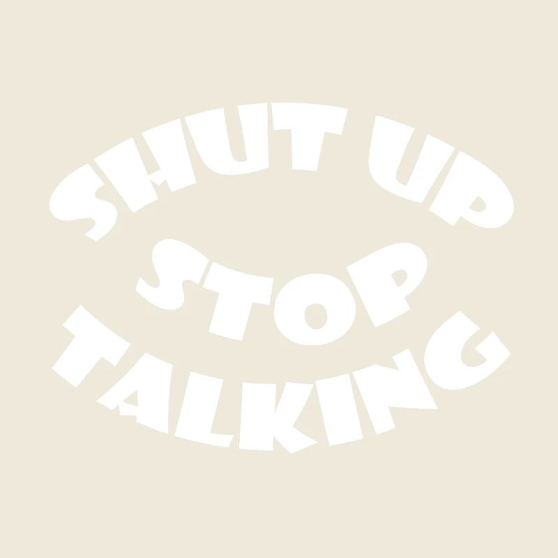 Halt einfach die Klappe! - weiß