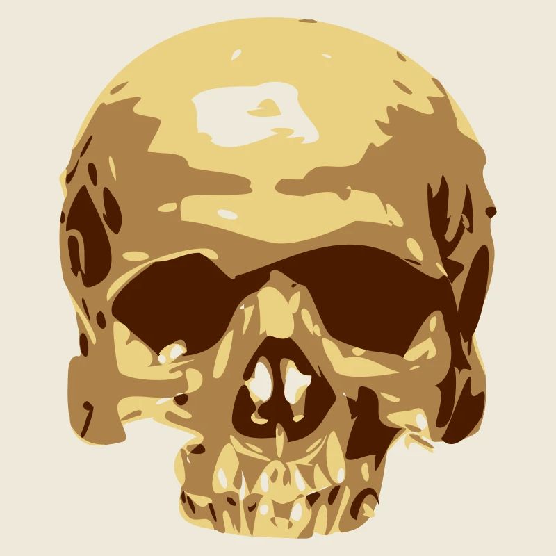 Schädel /// vektor /// Totenkopf