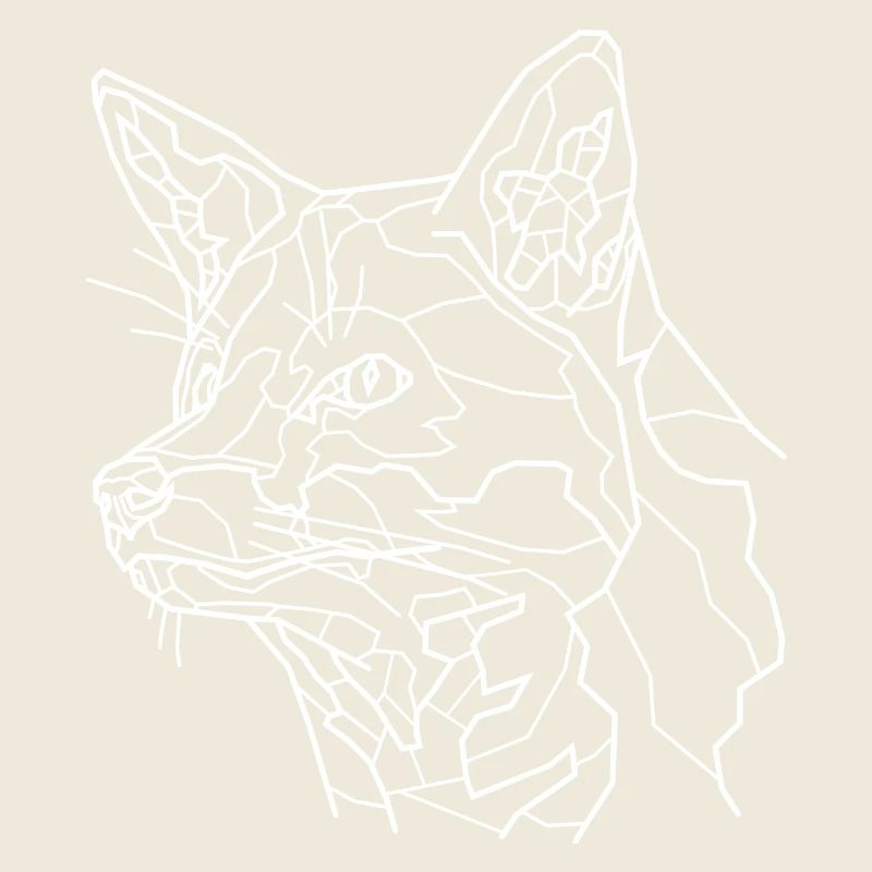 Schneefuchs Line Art