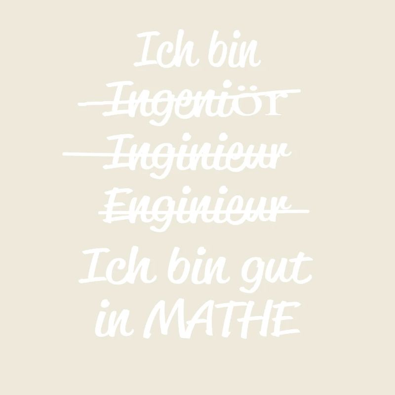 I'm good at math and engineering