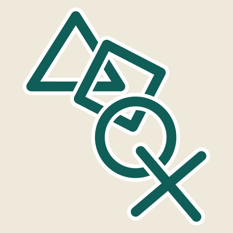 Contour cool X triangles carrés controller g g