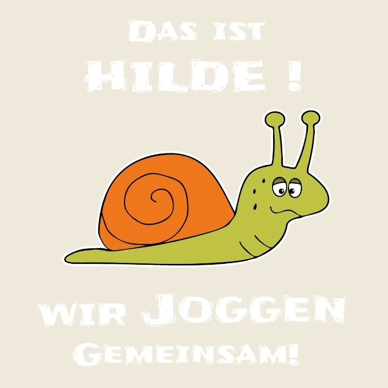 Jogging Jogging Sport Snail Funny Hilde