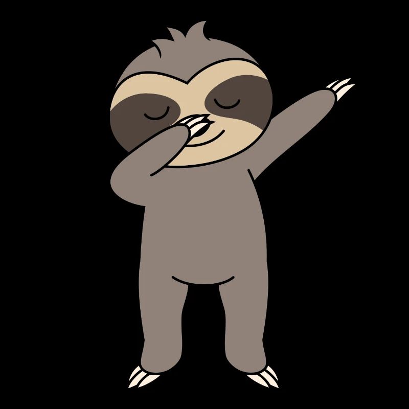 Dabbing Faultier