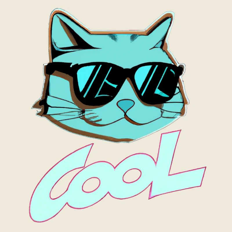 Sonnenbrillen-Katze