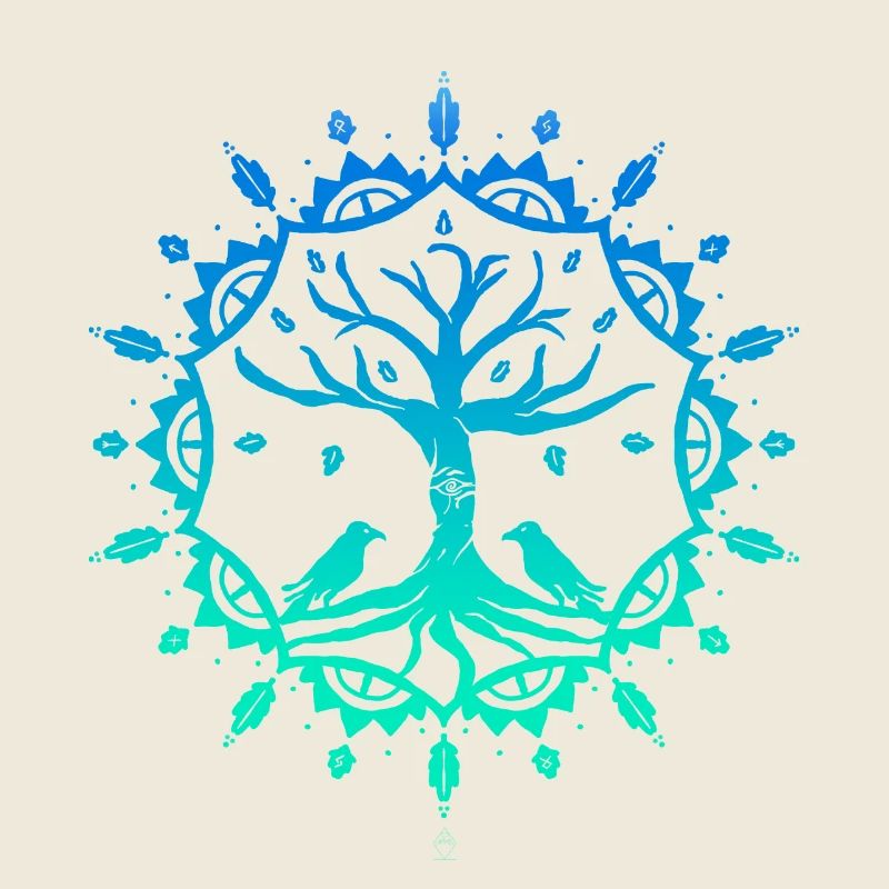 Mandala Tree - Coloré