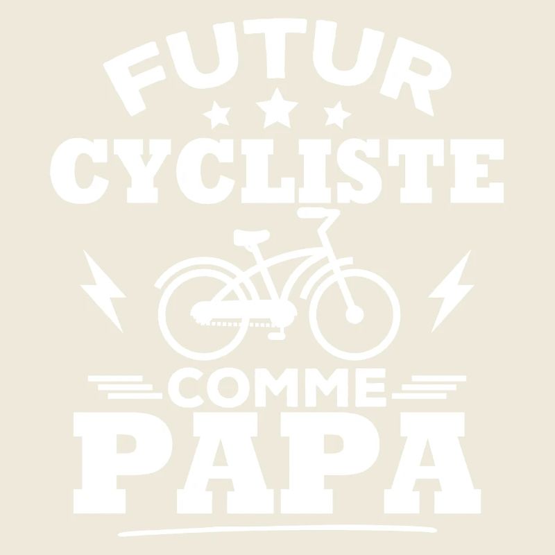 Futur cycliste comme papa