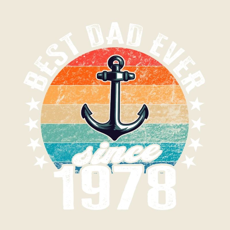 Bester Papa der Welt seit 1978 Anker