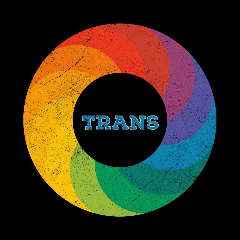 Rainbow Ring "Trans" baby blue