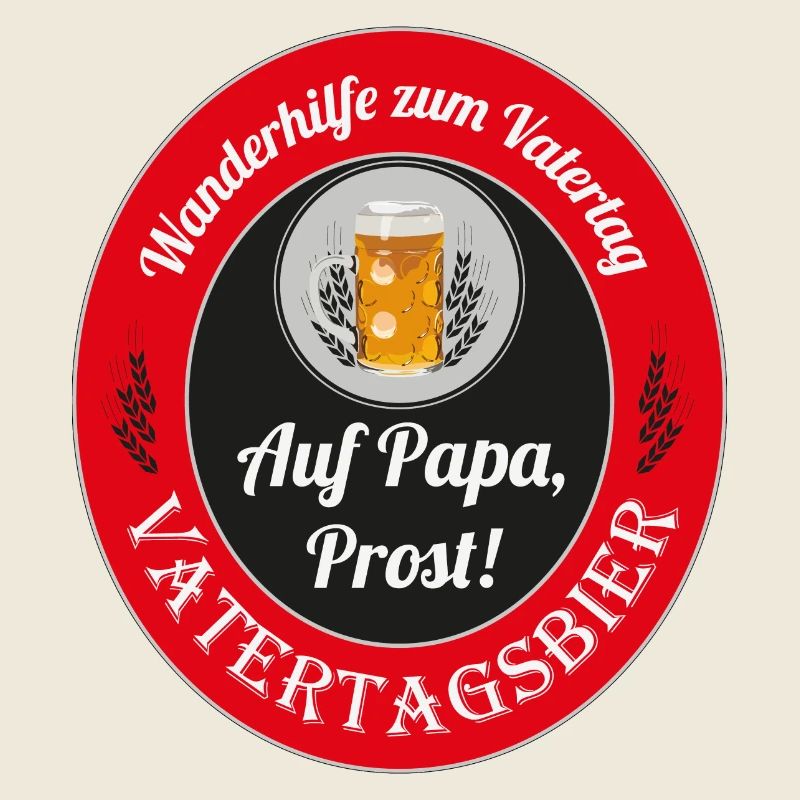 Vatertag Beer Label