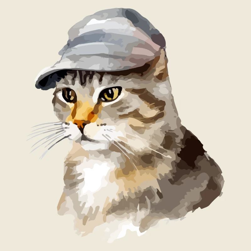 Miki, die Katze mit dem Hut