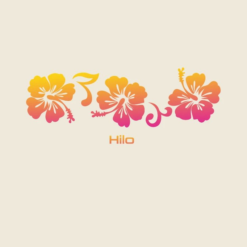 Hilo Big Island Hawaii Hibiscus Souvenir Vacances