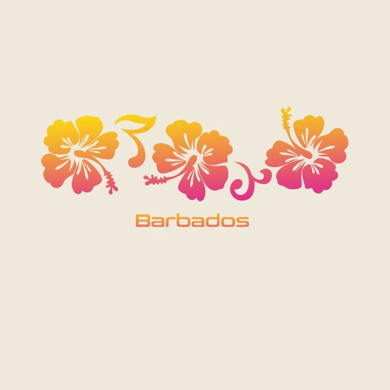 Barbados Hibiskus Souvenir Urlaub