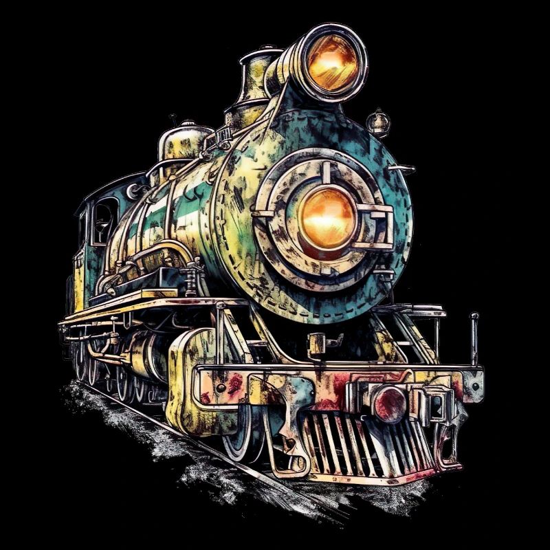 The steam locomotive was a technological innovation