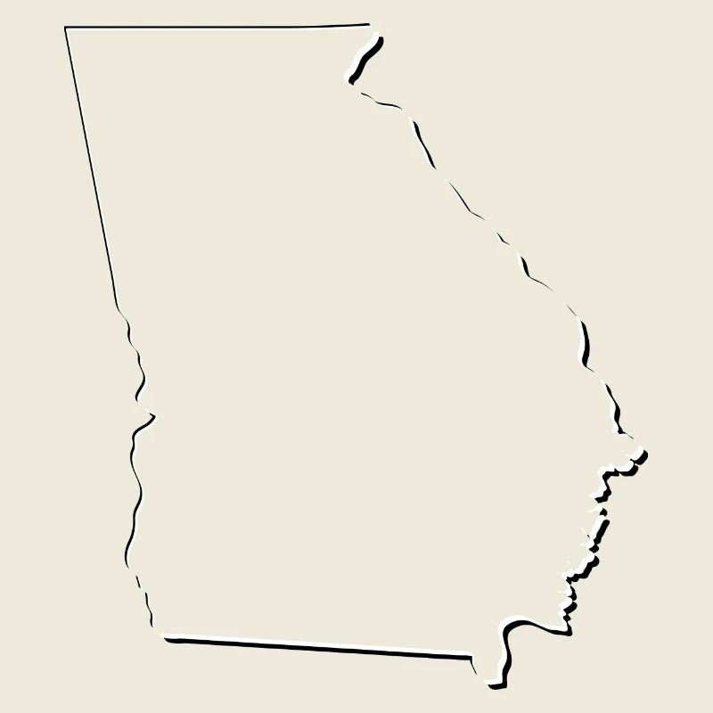 Georgia (USA) | Map | Shadow