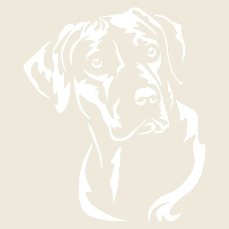Rhodesian Ridgeback Kopf "Black Edition"