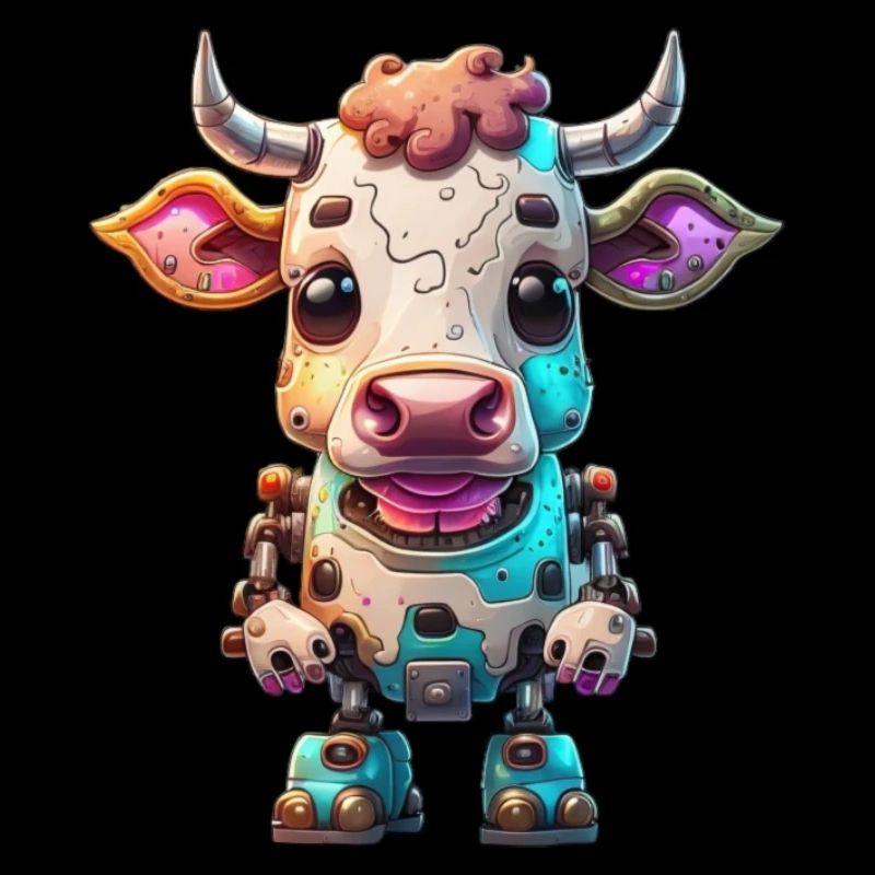 Roboter Kuh