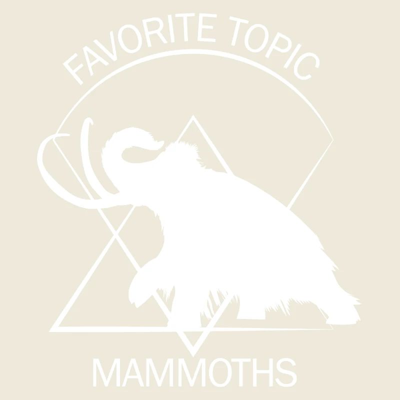 Lustiges Mammut Steinzeit Eiszeit Design Urzeit