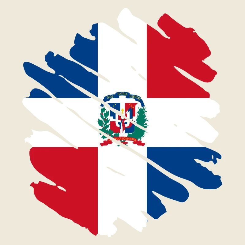 République dominicaine Drapeau Dom Rep Drapeau Voyage