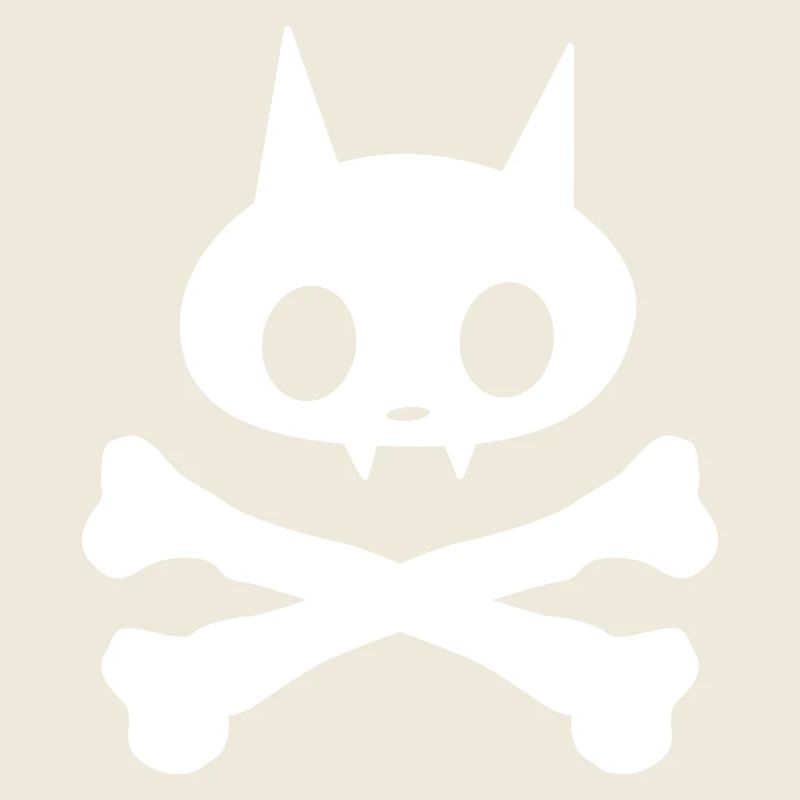 Skelett-Katze