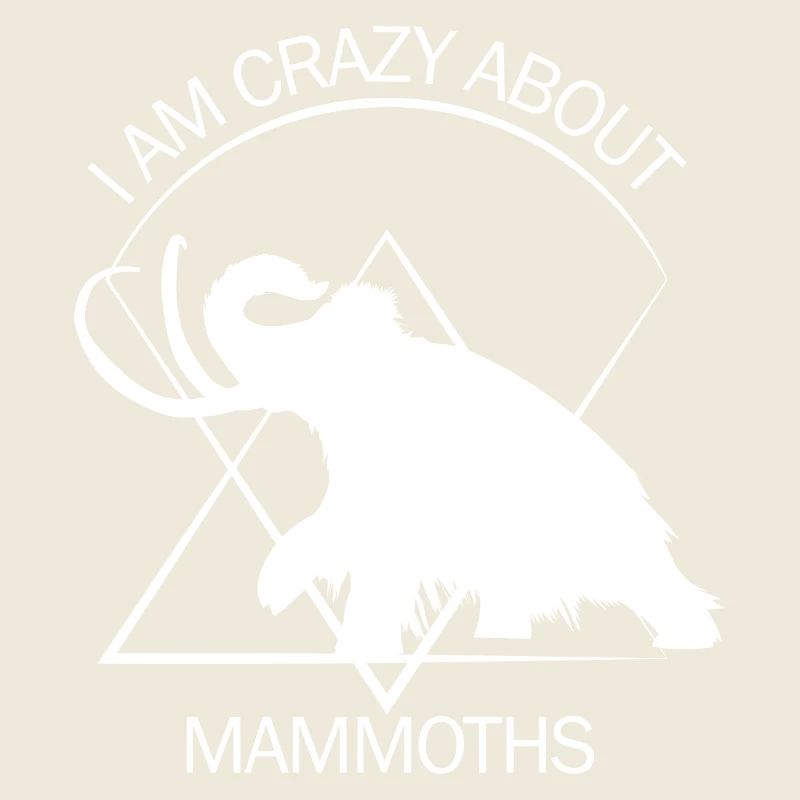 Lustiges Mammut Steinzeit Eiszeit Design Urzeit