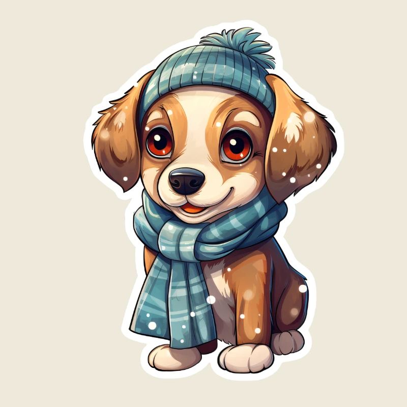 Winter Wuff im Schnee