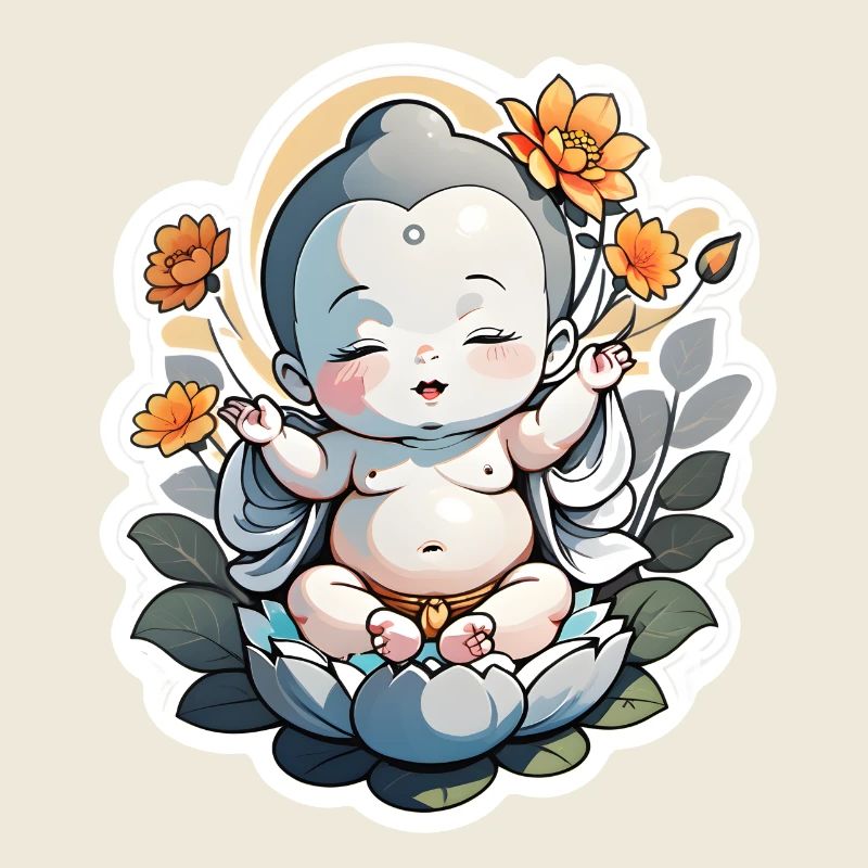 bébé Bouddha - meditation yoga relaxation