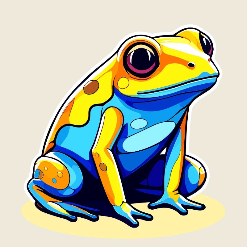 Poison Dart Frog Frog Drawing