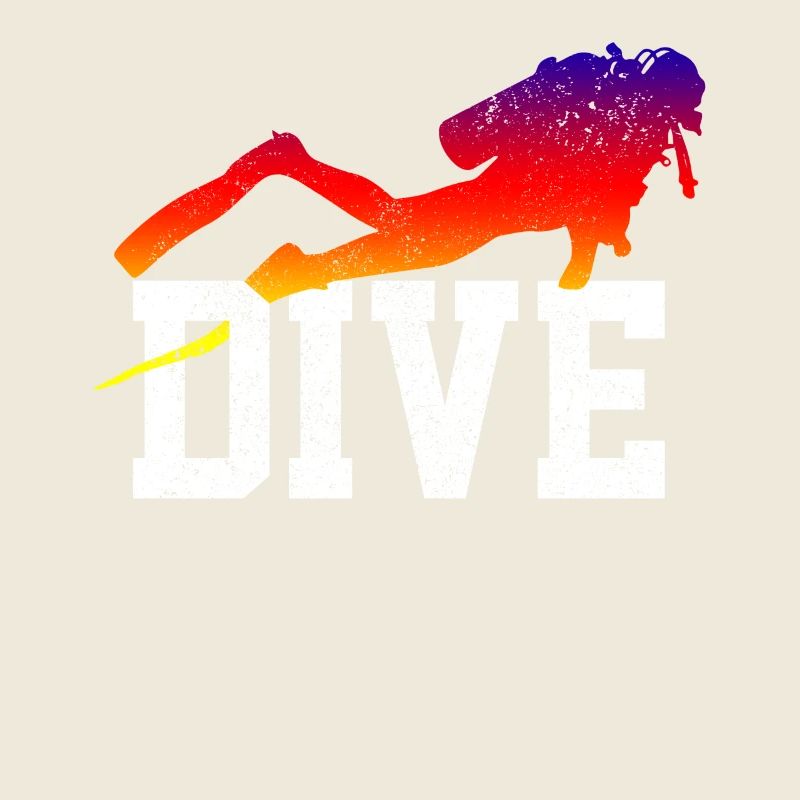 Diving Funny Vintage Diver Gift