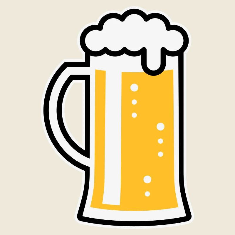 Maßkrug (Bier / Bierseidel / Bierglas / L / 3C)