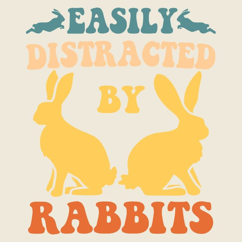 Facilement distrait par les lapins