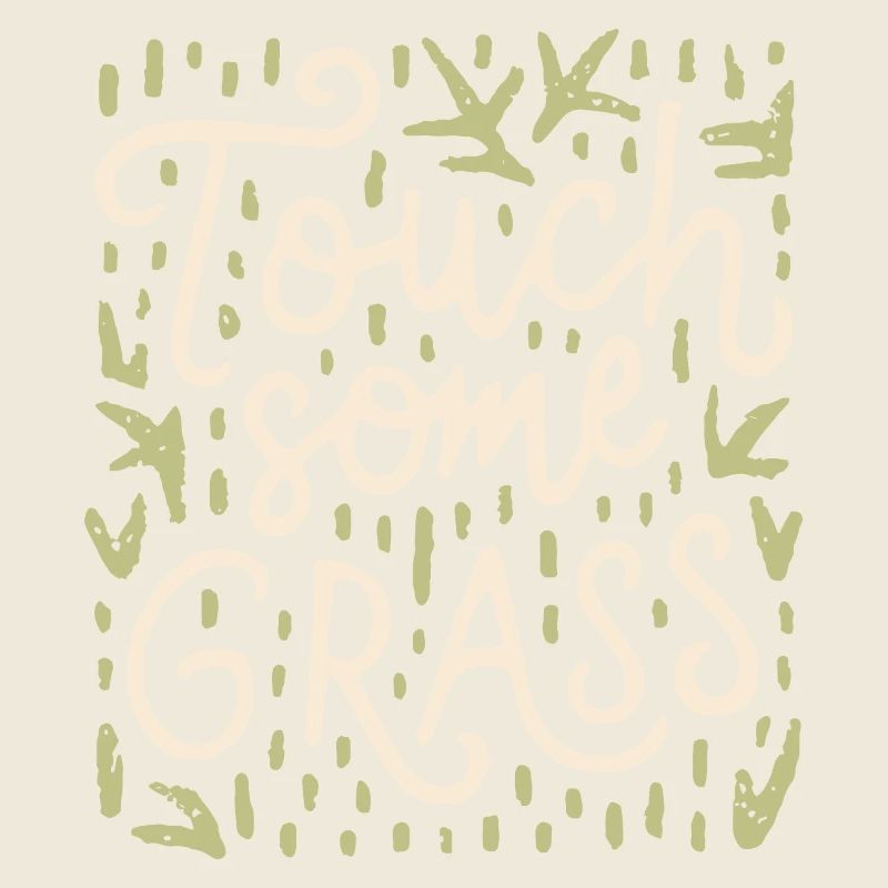 Touch some grass grounding earthing