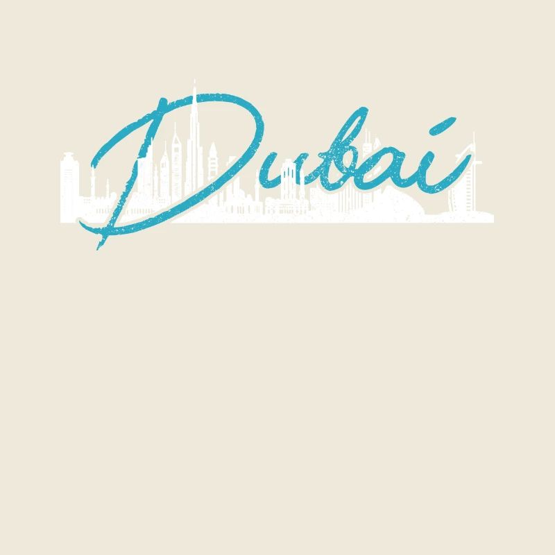 Dubai Skyline UAE Souvenir