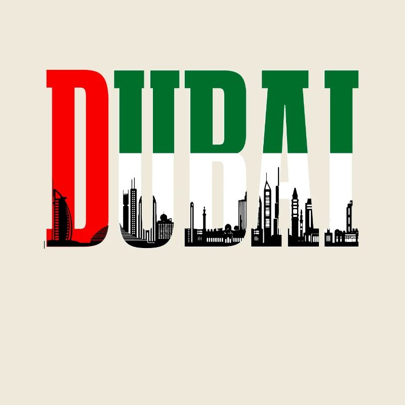 Dubai Skyline UAE Souvenir