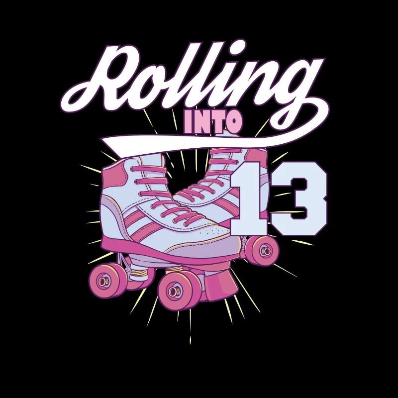 Rolling Into 13 Roller Skating Birthday Party