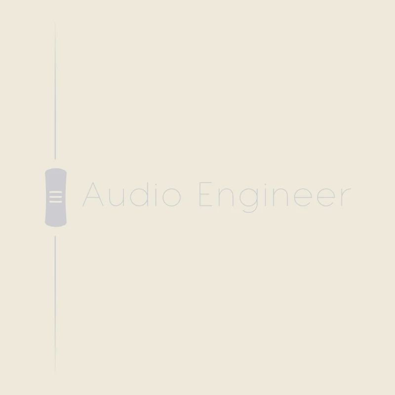 Audio Engineer Fader Grau