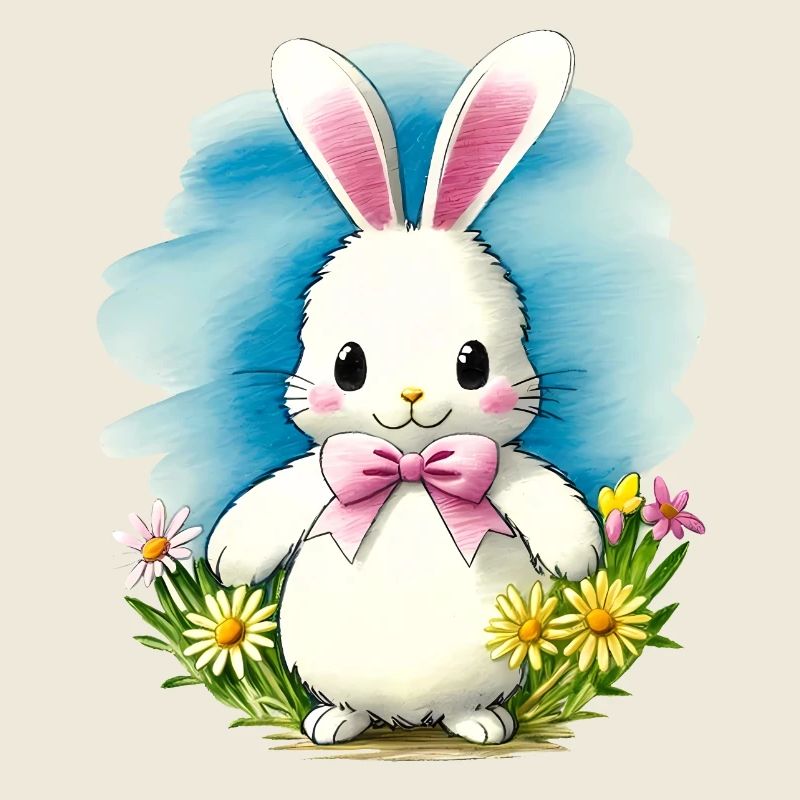 Cadeau de printemps lapin