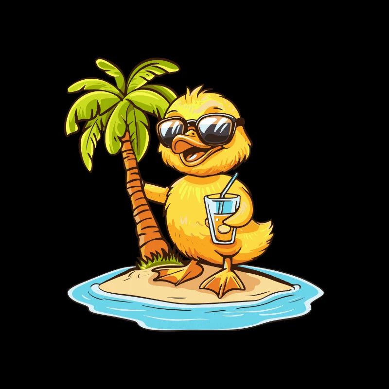 Vacances d’été de canard