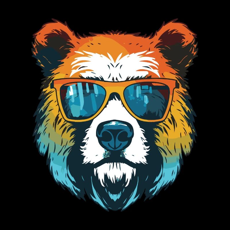 Eisbär Kopf Cool Polar bär