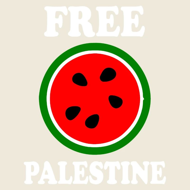 Free palestine watermelon melon
