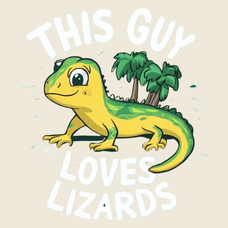 This Guy Loves Lizards