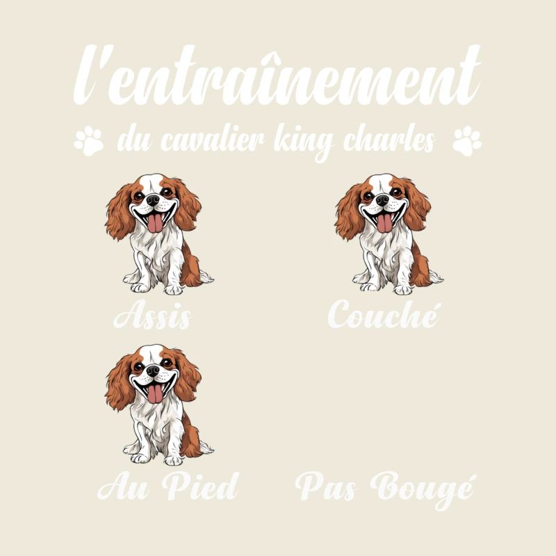 Cavalier King Charles Humor Woman Cavalier King