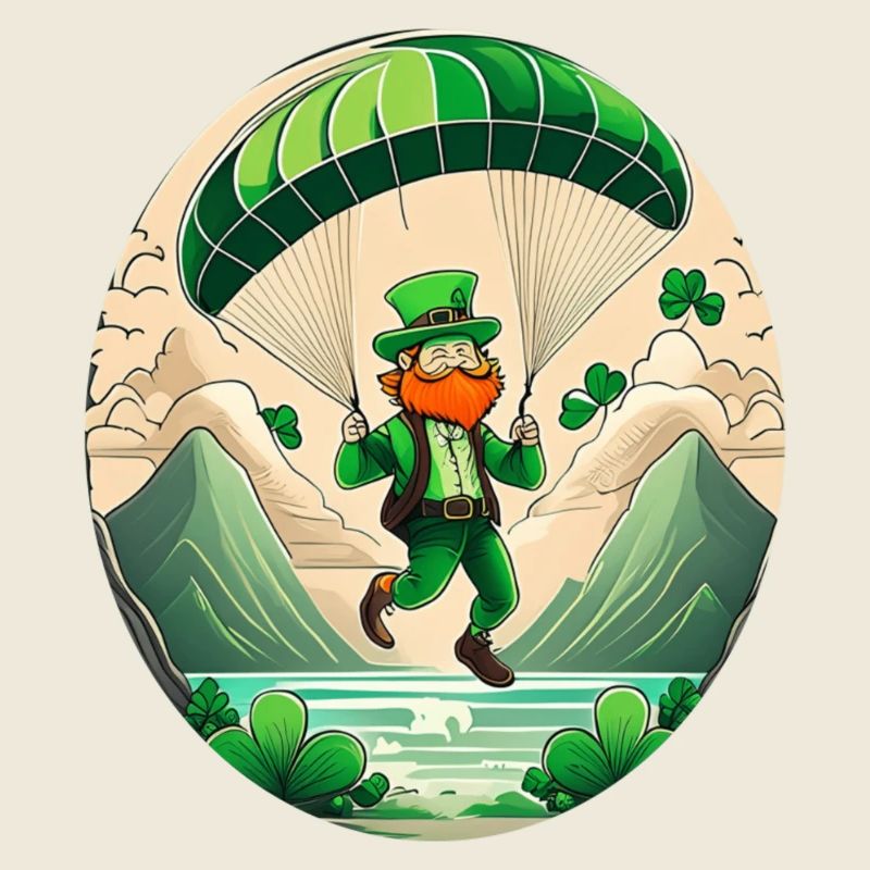 Parapente Trèfle de la Saint-Patrick