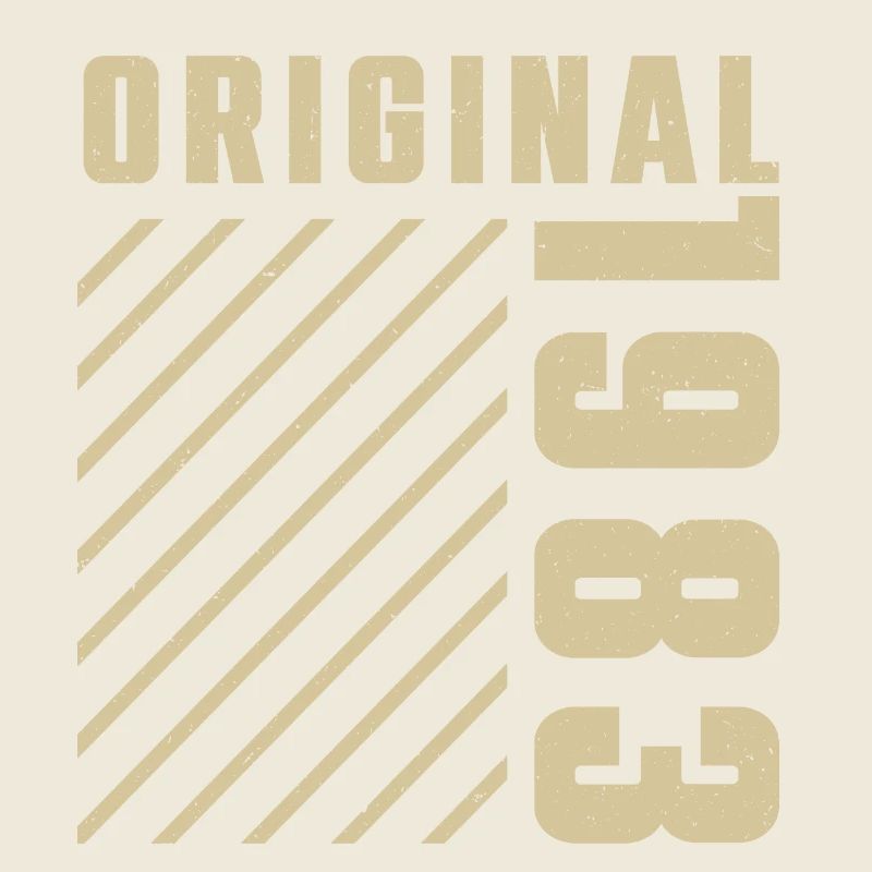 Original 1983 Authentic 1983 Vintage Bursdag