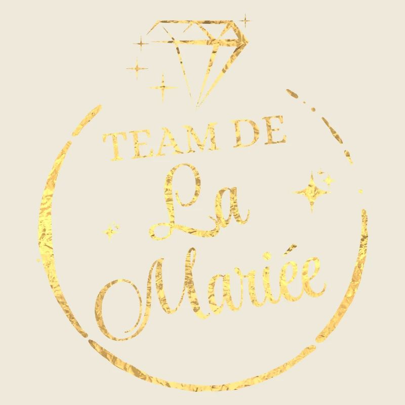 Team de la mariée doré