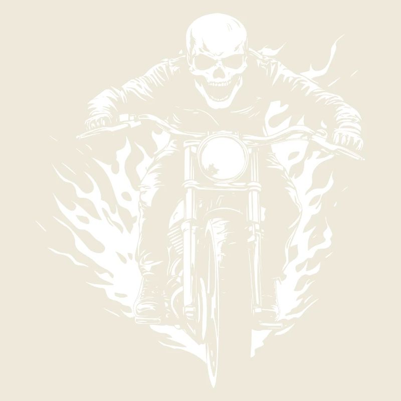 Biker Totenkopf Motorrad Geschenk