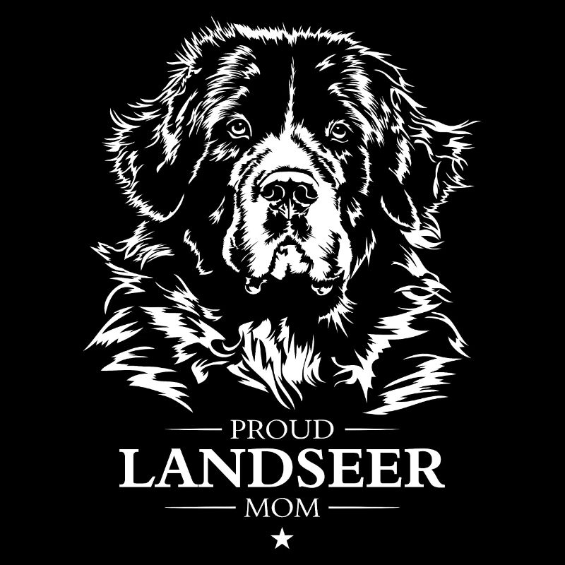 Landseer Mom Hunde Hund Wilsigns