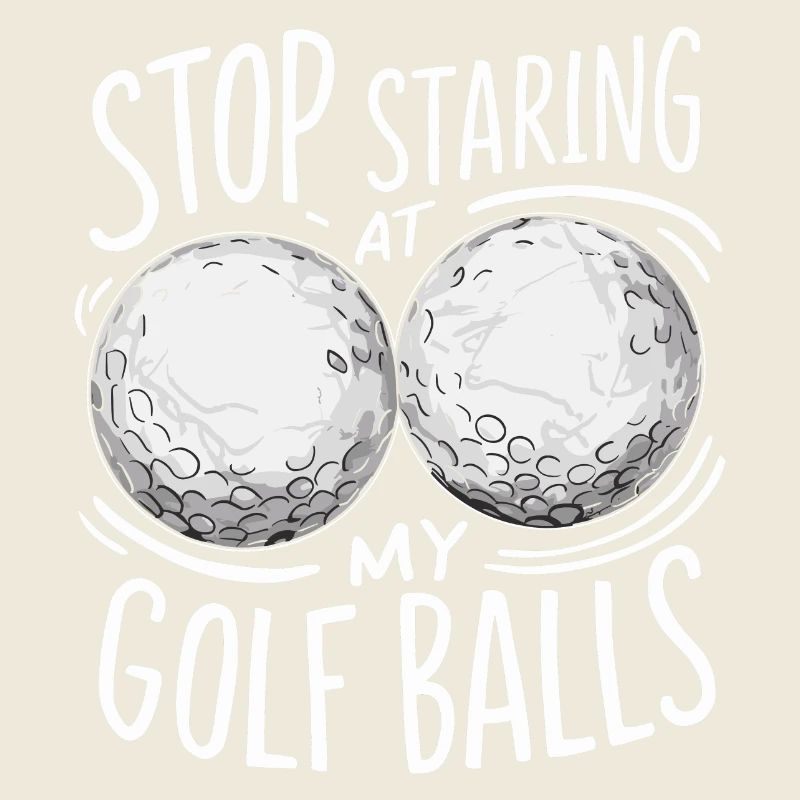 Bitte nicht meine Golfbälle anstarren