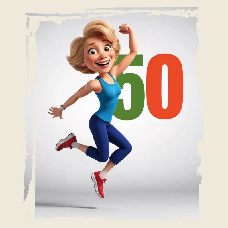 Femme heureuse dans ses 50 ans